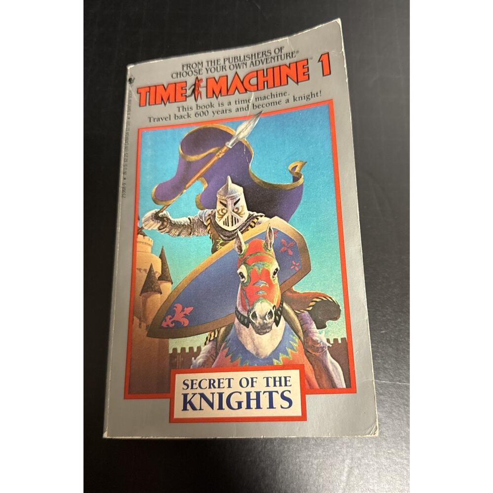 Time Machine #1 Secret of the Knights Choose Your Own Adventure CYOA 1984